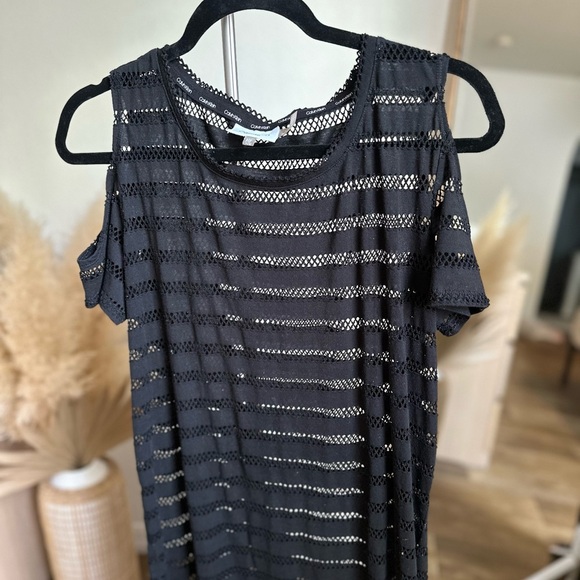 Calvin Klein Black Swim Cover Up Dress - Picture 2 of 4